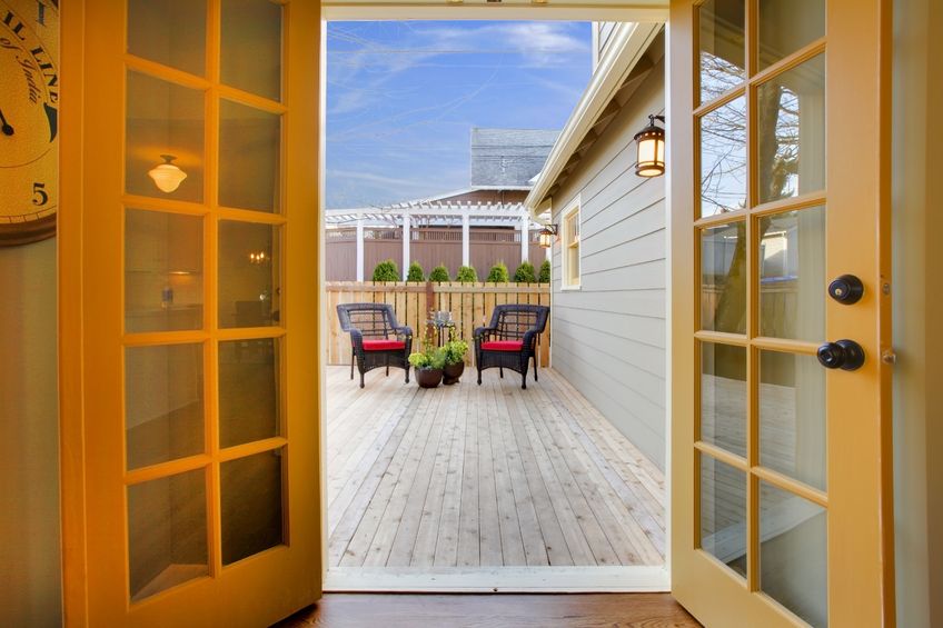 Retractable Screen Doors for San Diego Homes with French Patio Doors